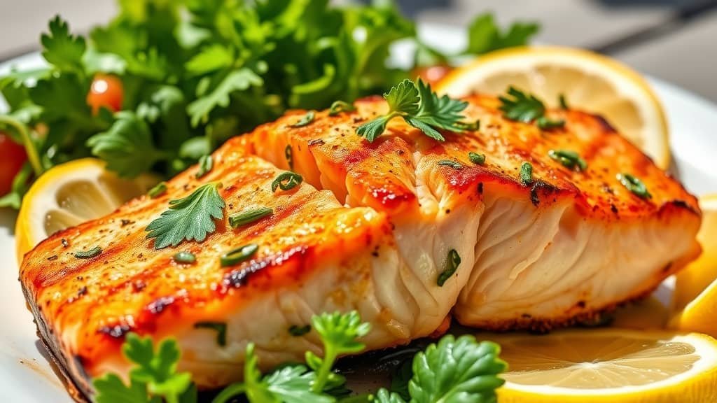 Zesty Lemon Herb Grilled Salmon Recipe