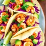 Zesty Spicy Sriracha Shrimp Tacos