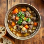 A Classic Hearty Beef Barley Soup