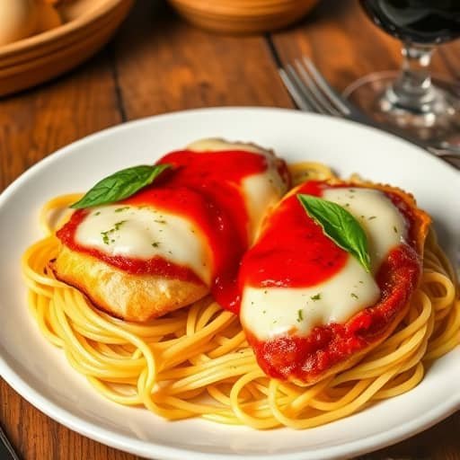 Crispy Baked Chicken Parmesan with Marinara