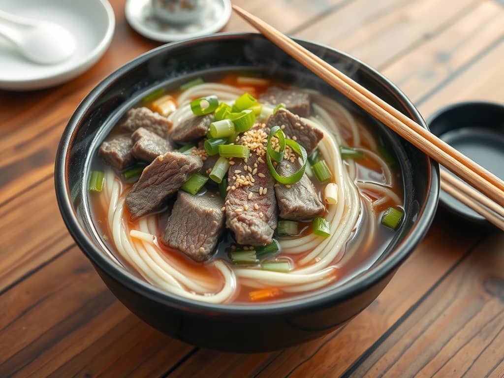 Delicious Beef Udon Soup Recipe