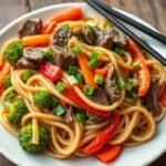Delicious Beef Udon Stir-Fry