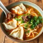 Delicious Beef Wonton Noodle Soup Recipe