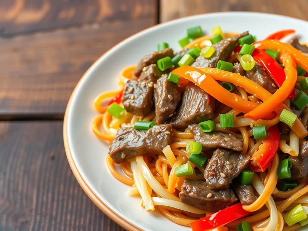 Delicious Beef Yakisoba Stir-Fry