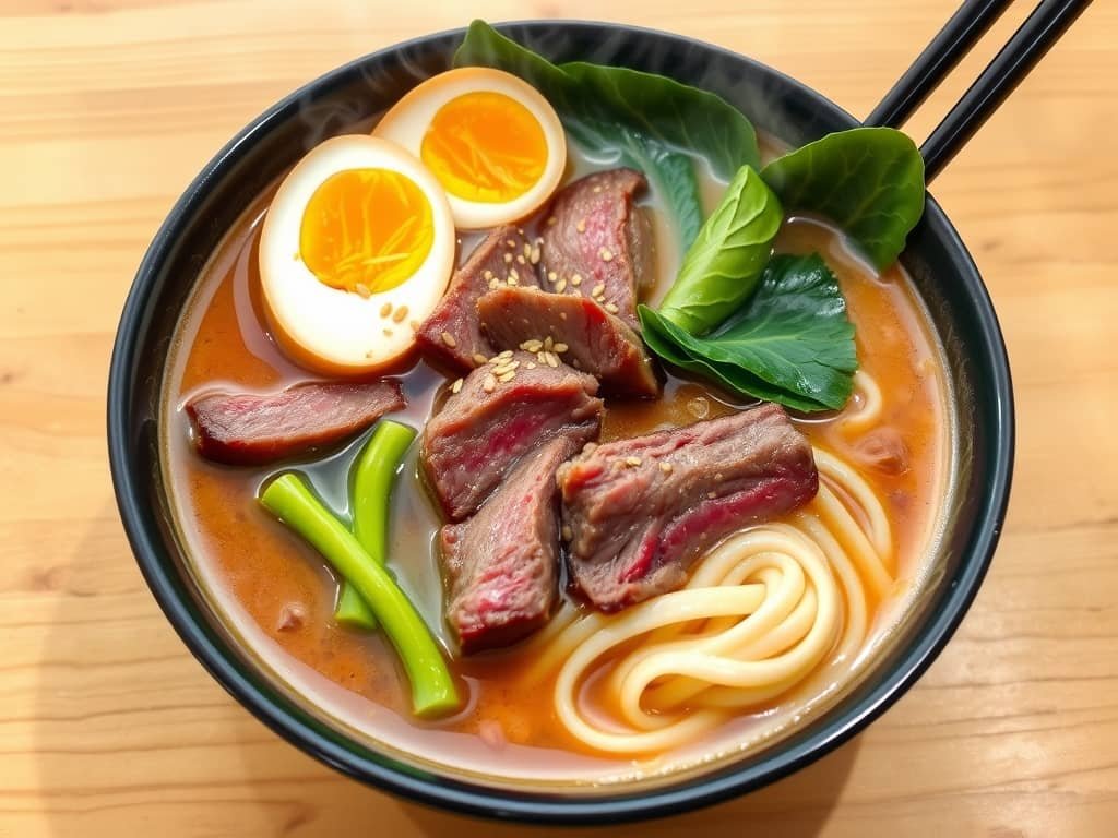 Easy Beef Ramen Soup Recipe