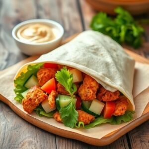 Flavorful Chicken Shawarma Wrap Recipe