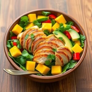 Refreshing Mango Chicken Salad Reci