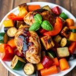 Savory Balsamic Chicken with Roasted Vegetables