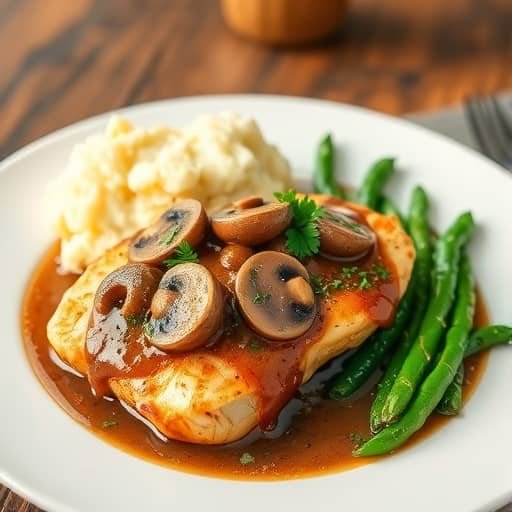 Savory Chicken Marsala with Mushrooms