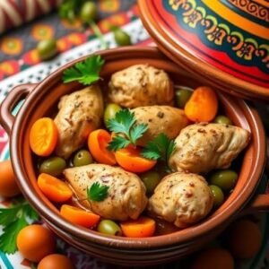 Savory Moroccan Chicken Tagine Recipe