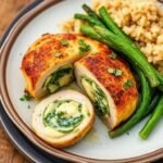Savory Spinach and Artichoke Stuffed Chicken Breasts