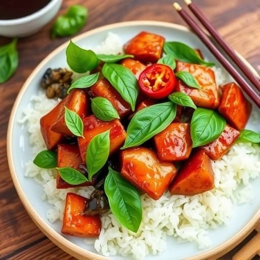 Stir-Fried Thai Basil Chicken Recipe