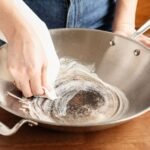 how to remove rust from stainless steel pan