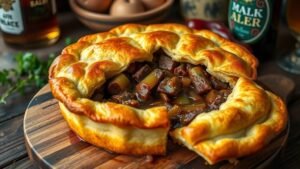 A Classic Beef and Ale Pie to Savor