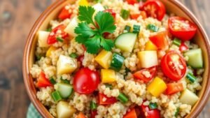A Light and Nutritious Quinoa Salad Recipe
