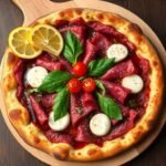 A Unique Take on Pizza with Beef Carpaccio