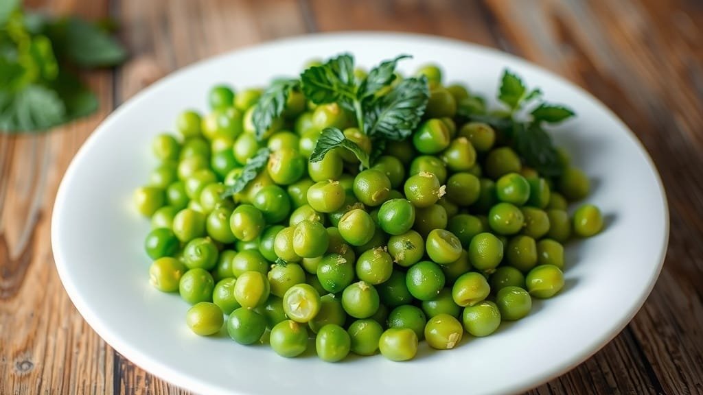 Bright and Refreshing Peas with Mint Recipe
