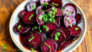 Delicious Balsamic Roasted Beets