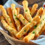 Delicious Garlic Parmesan Breadsticks