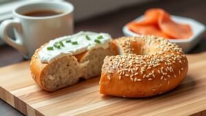 Delicious Homemade Sesame Seed Bagels