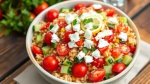 Delicious Mediterranean Orzo Salad
