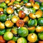 Delicious Roasted Garlic Brussels Sprouts Recipe