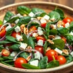 Delicious Spinach Salad with a Twist