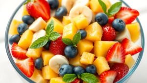 Delicious and Easy Tropical Fruit Salad