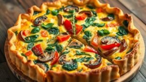 Delicious and Easy Vegetable Quiche