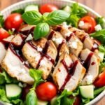 Delicious and Healthy Balsamic Chicken Salad