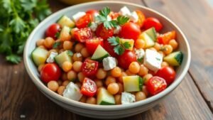 Easy and Delicious Chickpea Salad