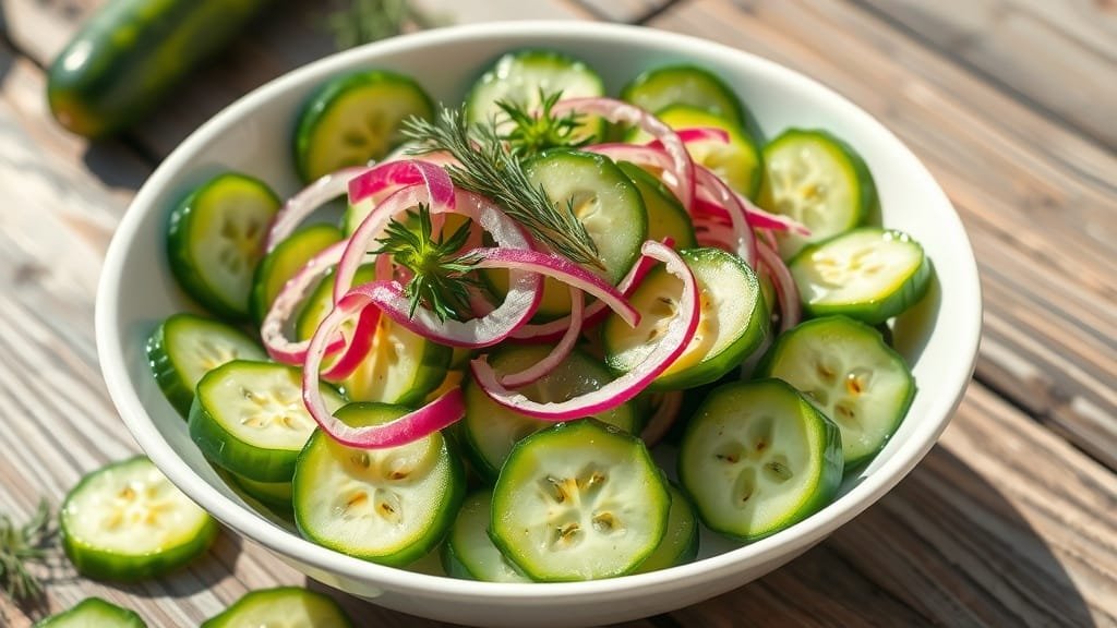 Easy and Delicious Cucumber Salad Recipe