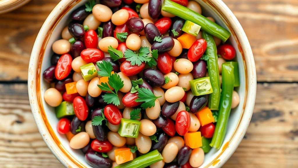 Easy and Tasty Three Bean Salad Recipe