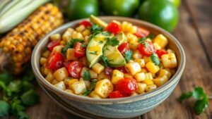 Fresh and Flavorful Grilled Corn Salad