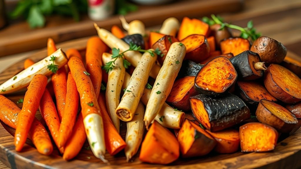 Perfectly Seasoned Roasted Root Vegetables