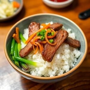 Quick and Delicious Beef Gyudon Bowl