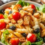 Refreshing Caesar Pasta Salad