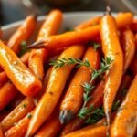Simple and Flavorful Roasted Carrots with Thyme