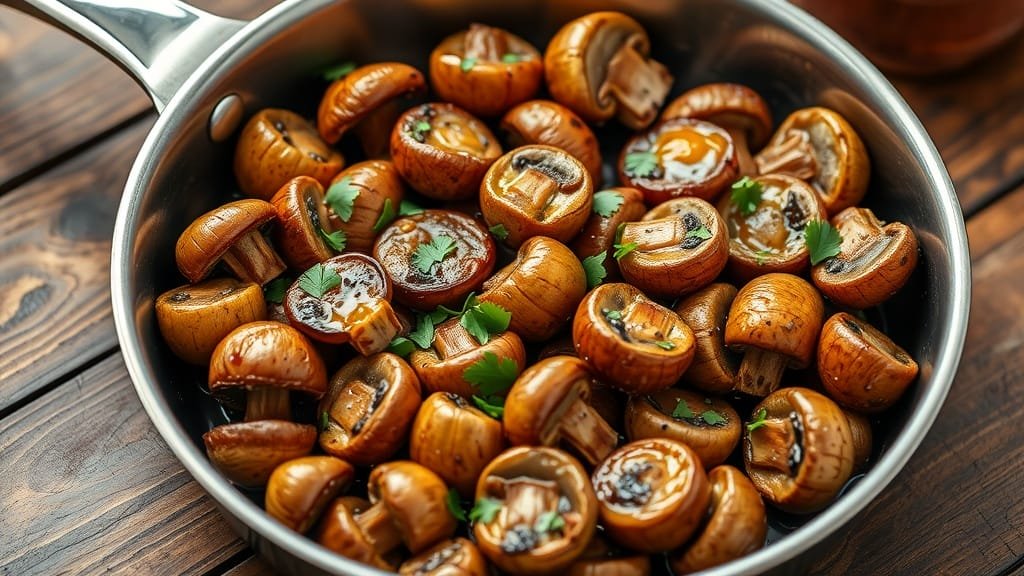 The Best Garlic Sautéed Mushrooms Recipe