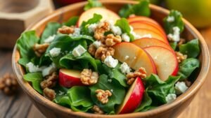 The Perfect Apple Walnut Salad