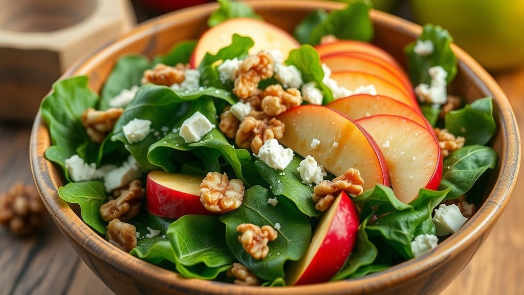 The Perfect Apple Walnut Salad
