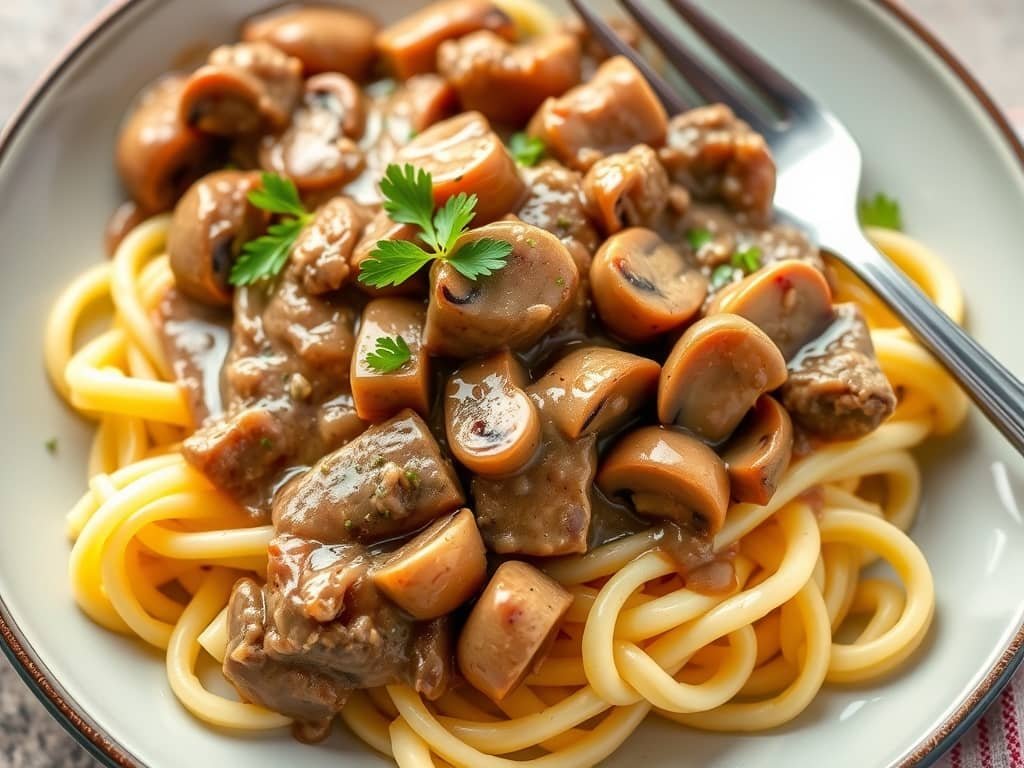 Traditional Beef Stroganoff Recipe