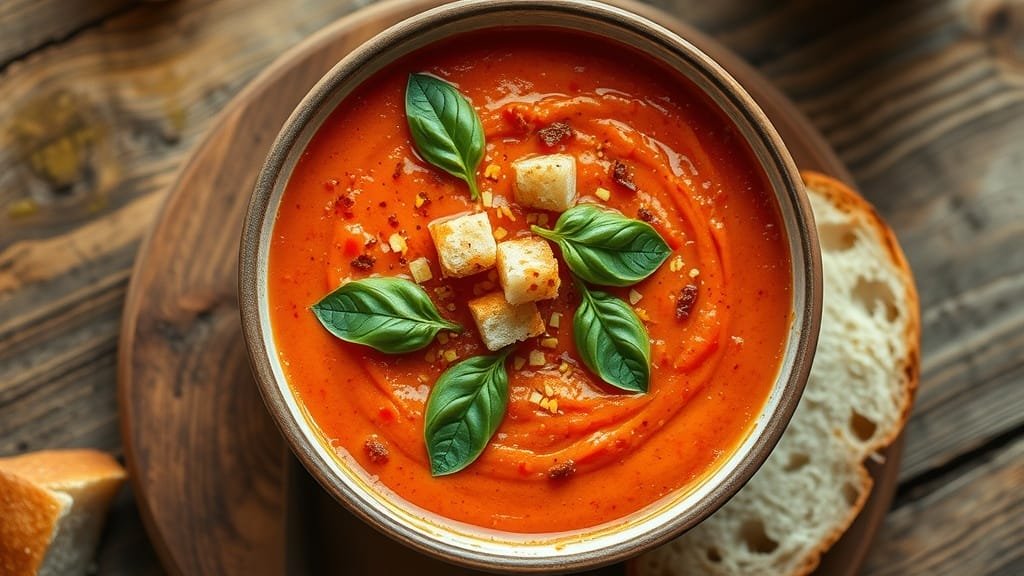 The Ultimate Tomato Basil Soup Recipe