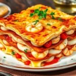 A Creamy and Flavorful Seafood Lasagna Dish