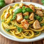 A Quick and Flavorful Pesto Chicken Pasta Recipe