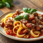 Authentic Italian Tagliatelle al Ragu