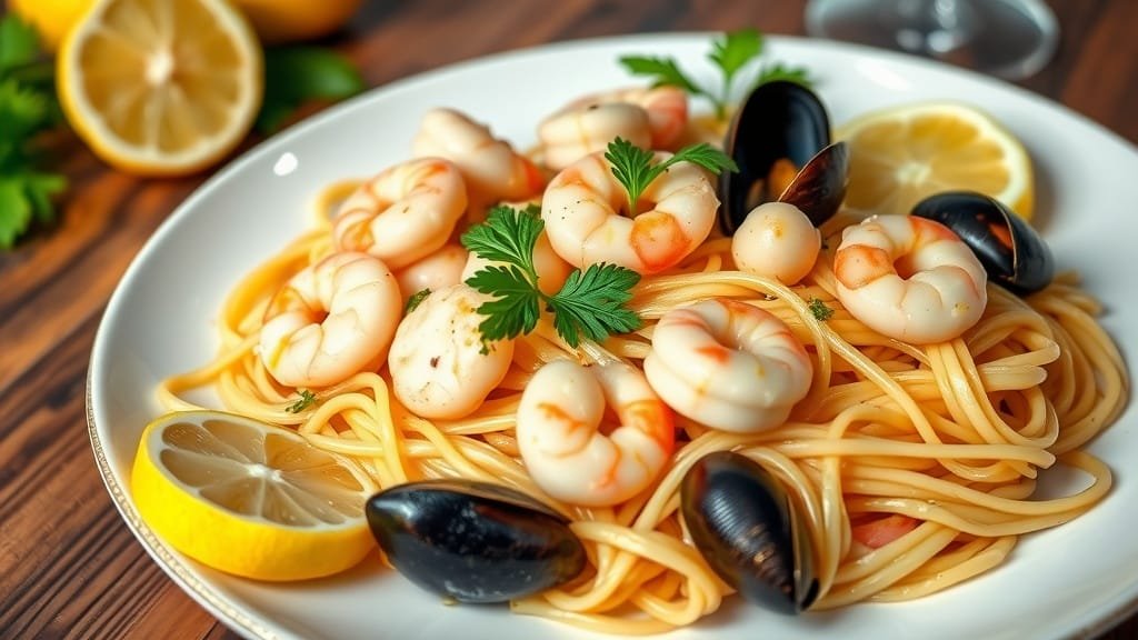 Authentic Seafood Linguine Recipe