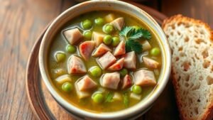 Classic Comfort Pea and Ham Soup