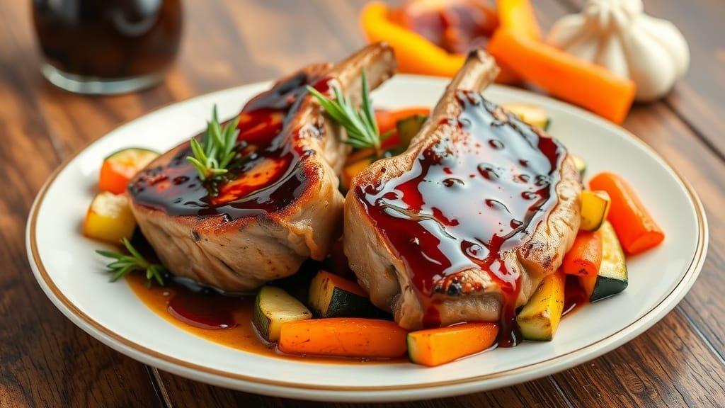 Delicious Balsamic Pork Chops Recipe