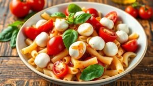 Delicious Caprese Pasta Salad